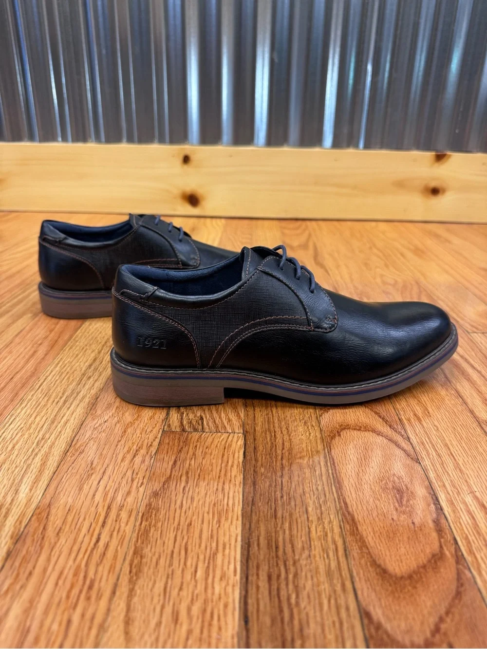 Freeman Ronan Men's Black Lace-Up Dress Shoes